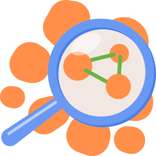 Лупа исследует корм